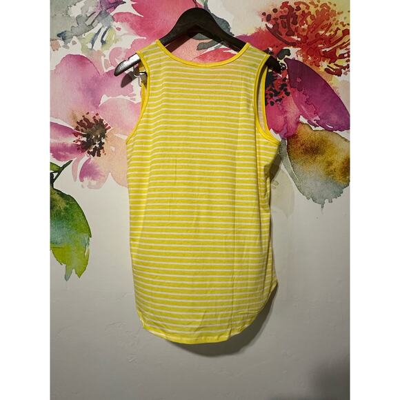 LuLaRoe - Tank Top - Yellow and White Stripes - Size 2XL - Plus Size - Picture 4 of 4